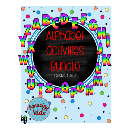 Alphabet Activities Bundle – Letters Aa-Zz